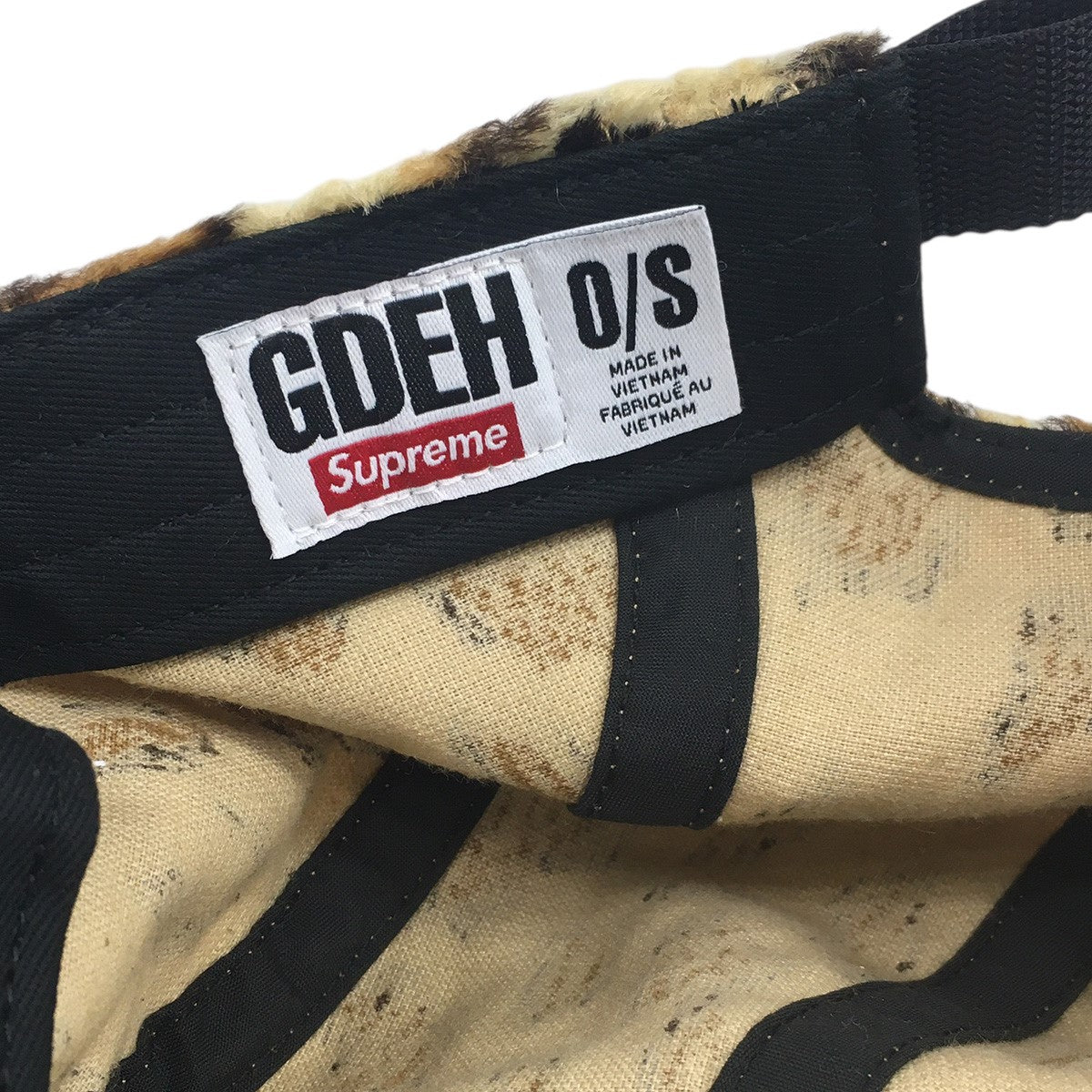 Supreme GOODENOUGH Crushed Rayon Pile Camp Cap (SS25) - $58