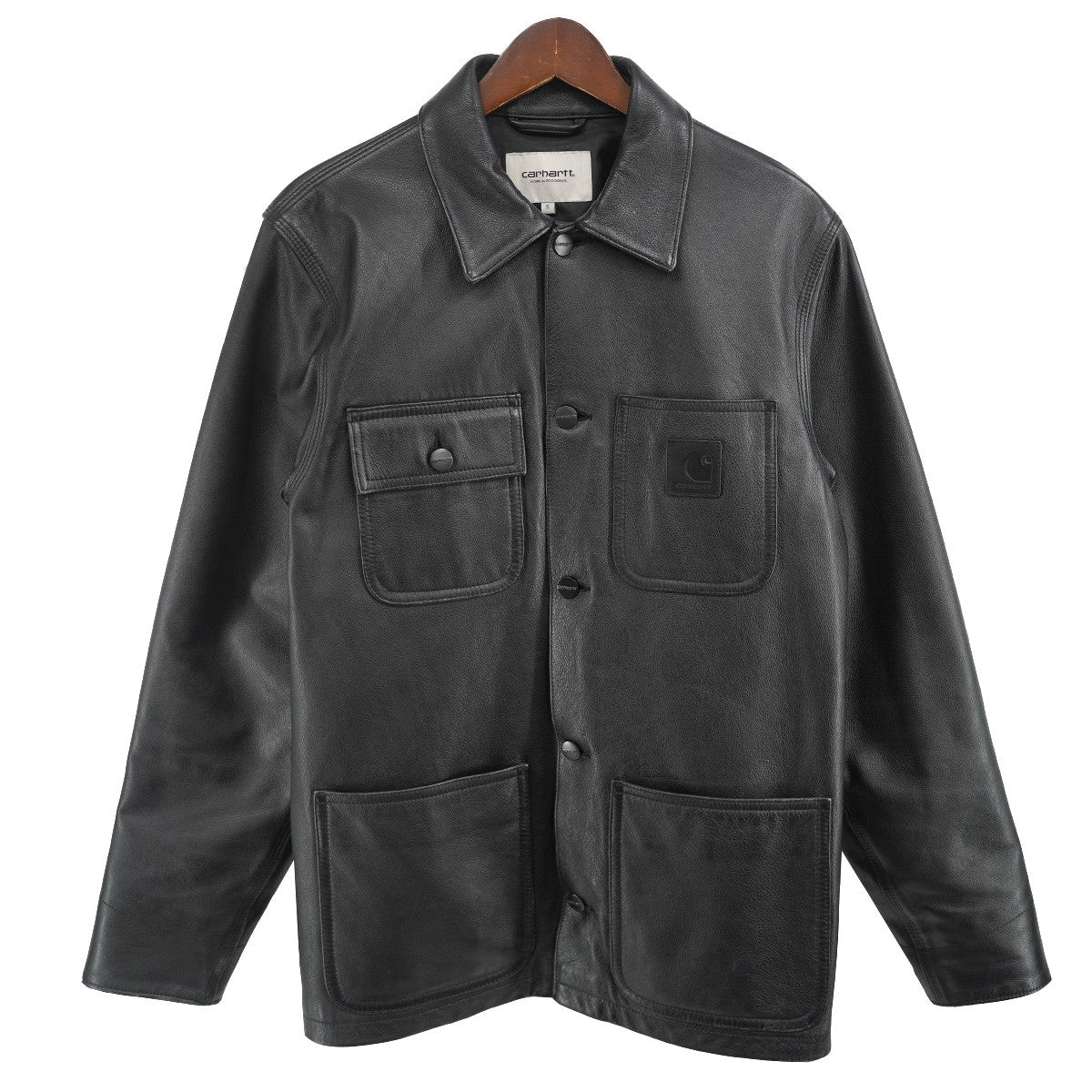 CARHARTT WIP LEATHER CHORE COATレザー チョア コート 古着・中古-1枚目のアイテム画像