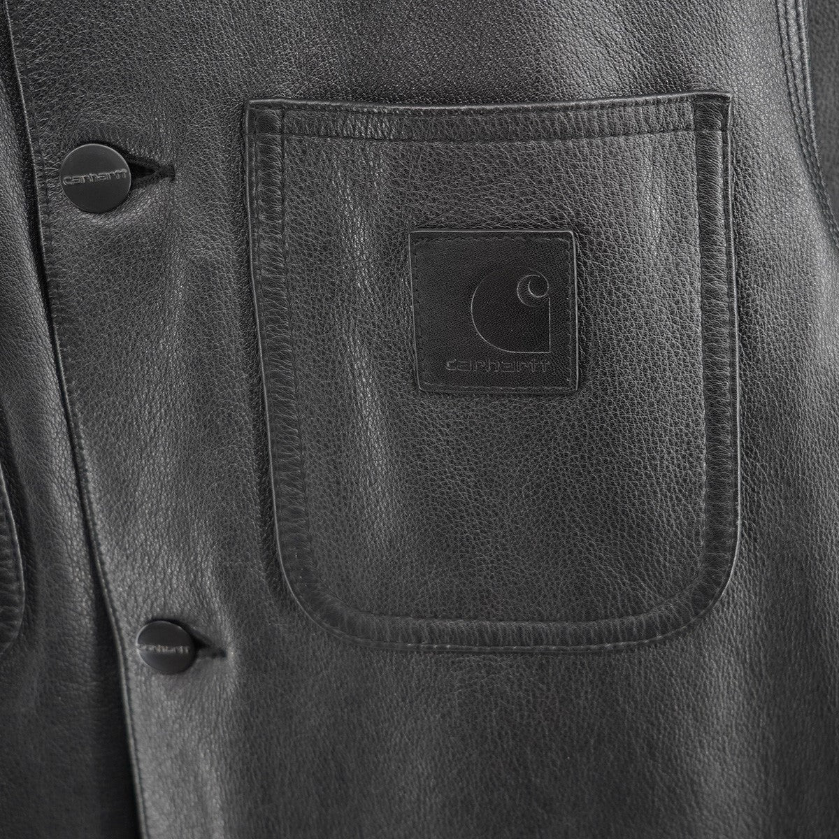 CARHARTT WIP LEATHER CHORE COATレザー チョア コート 古着・中古-3枚目のアイテム画像