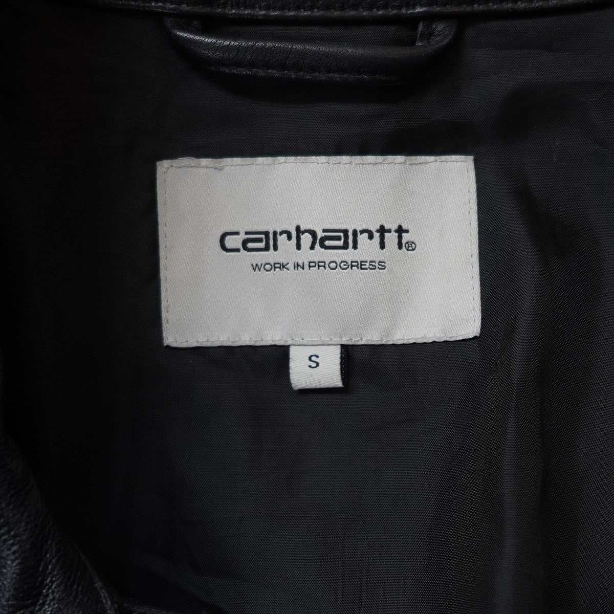 CARHARTT WIP LEATHER CHORE COATレザー チョア コート 古着・中古-6枚目のアイテム画像