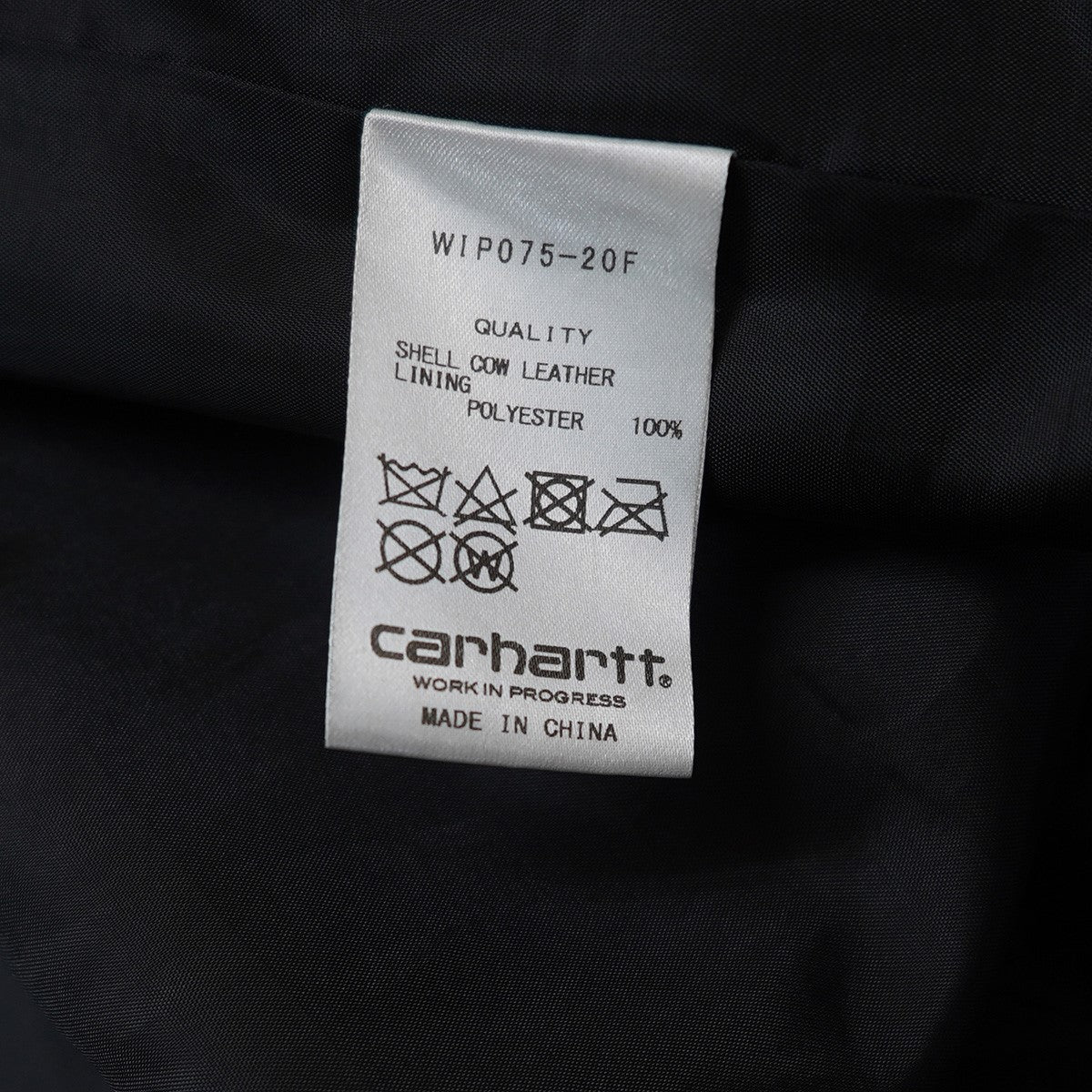 CARHARTT WIP LEATHER CHORE COATレザー チョア コート 古着・中古-7枚目のアイテム画像