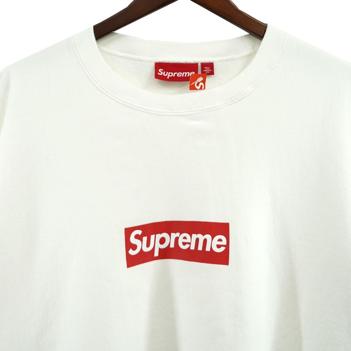 Supreme 25SS Washed Box Logo Crewneckウォッシュド ボックスロゴ クルーネック スウェット トレーナー 古着・中古-3枚目のアイテム画像