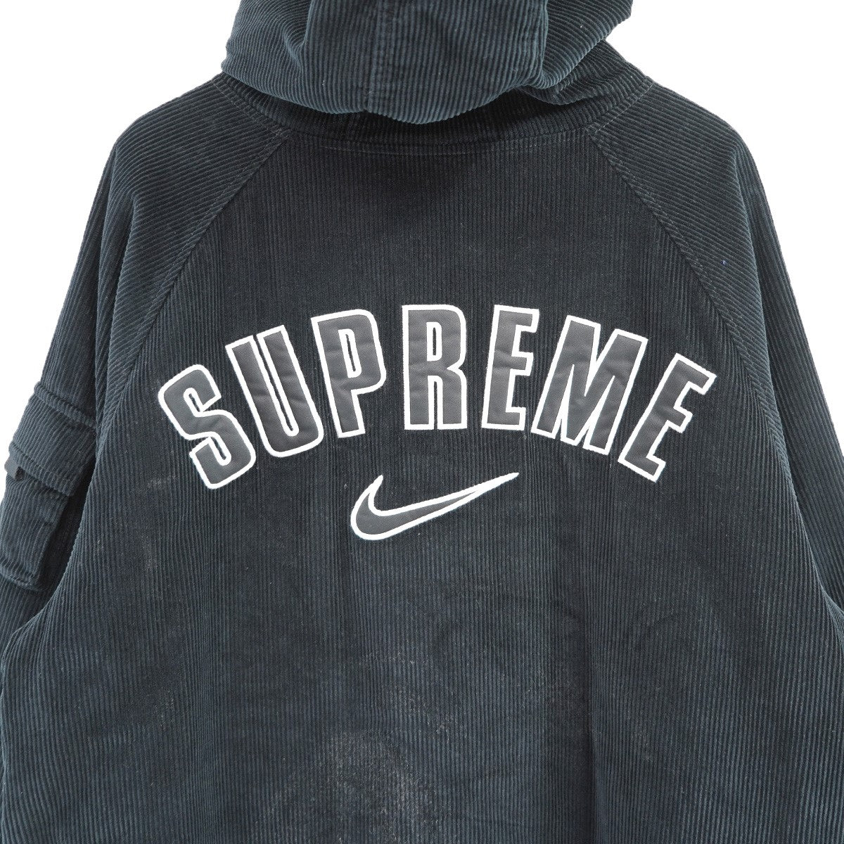 22SS Nike Arc Corduroy Hooded Jacketアーチ ロゴ コーデュロイ フード フーデッド ジャケット