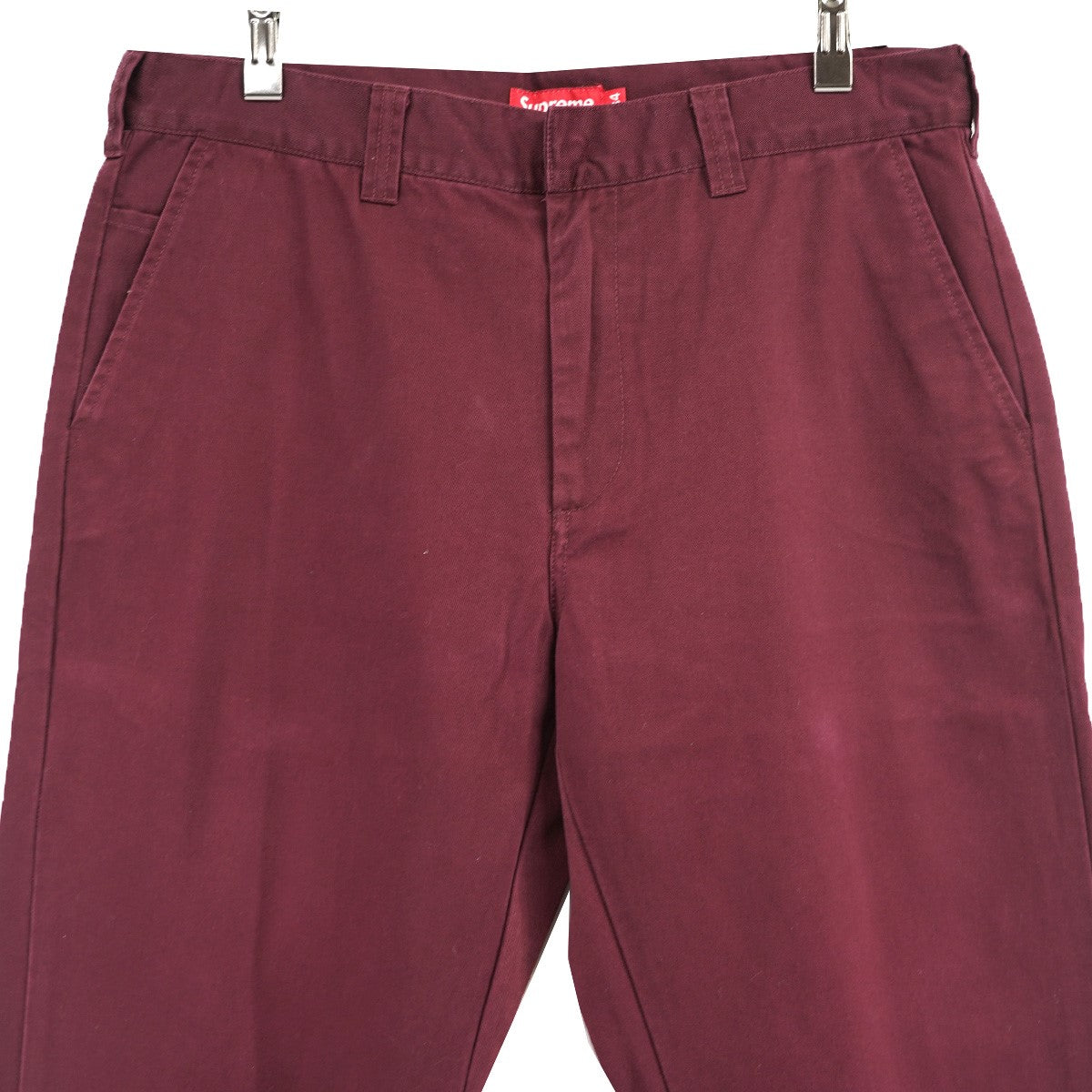 Supreme バーガンディ ワークパンツ 34 Supreme(シュプリーム) 21AW Work Pant ワークパンツ バーガンディー