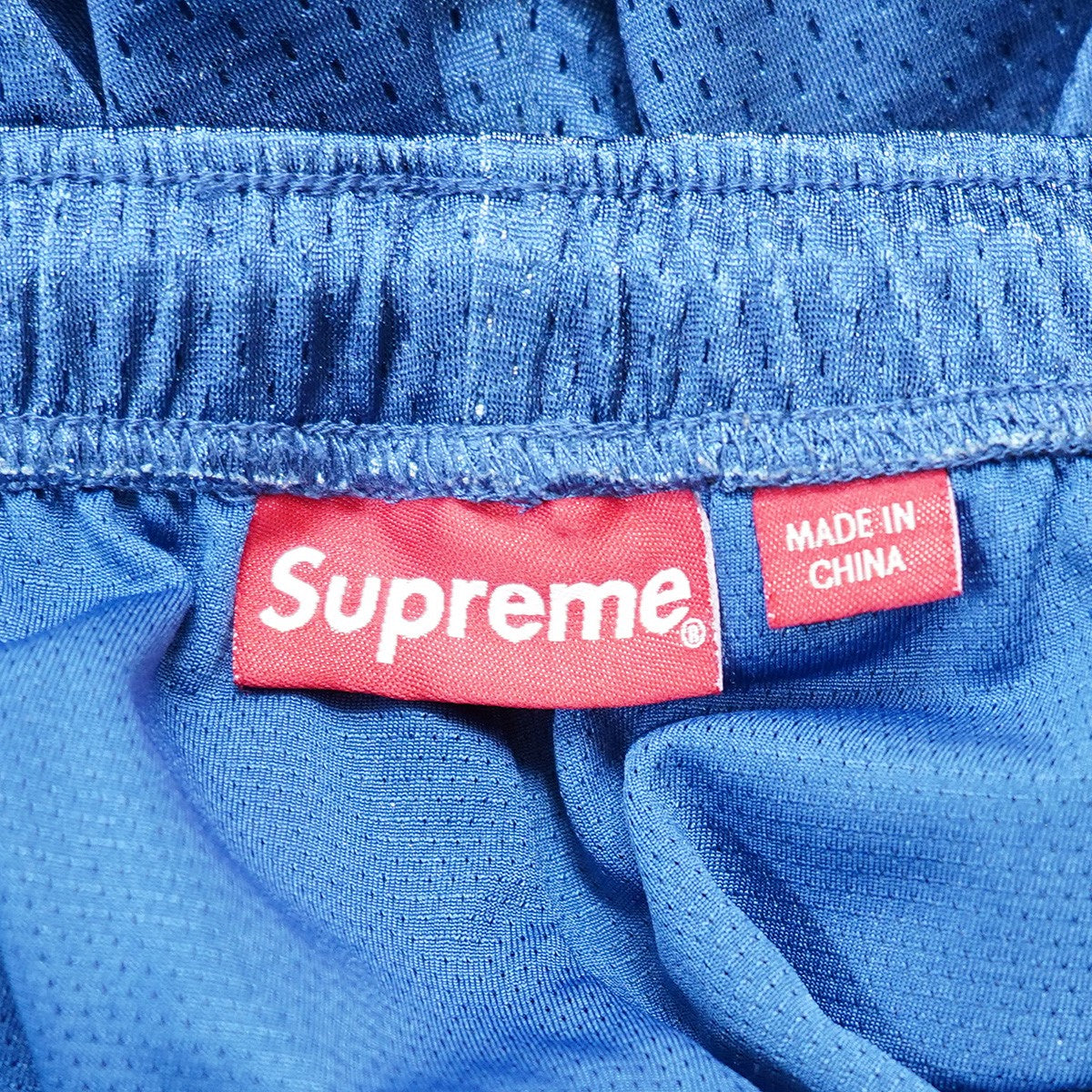 Supreme 青 メッシュ編み バッグ cliffedge_25042503