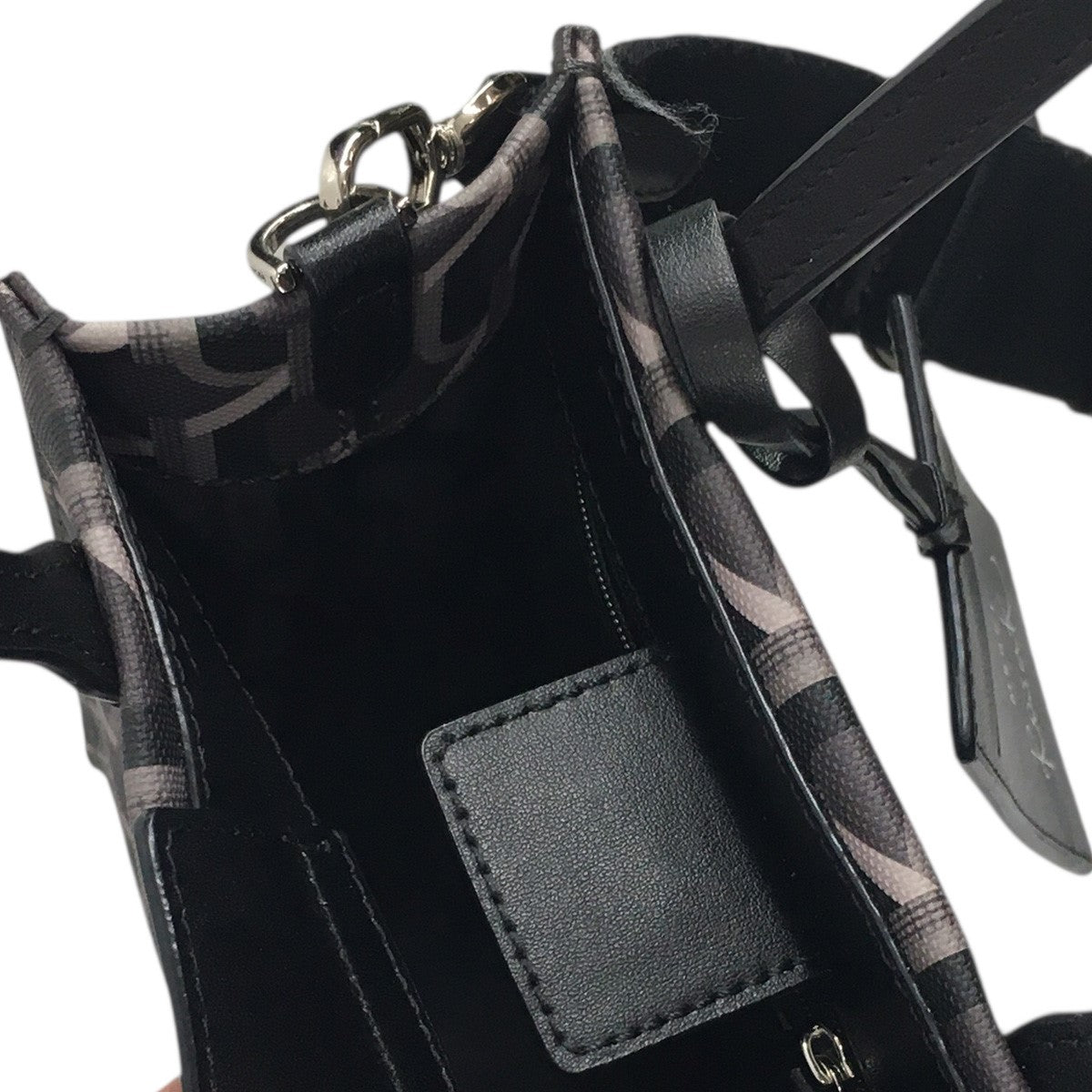 【ROSA.K】SOPHIS MONOGRAM TOTE_ASH BLACK ☆送料関税込み☆ ROSA.K Monogram Shopper (M/L) - BLACK