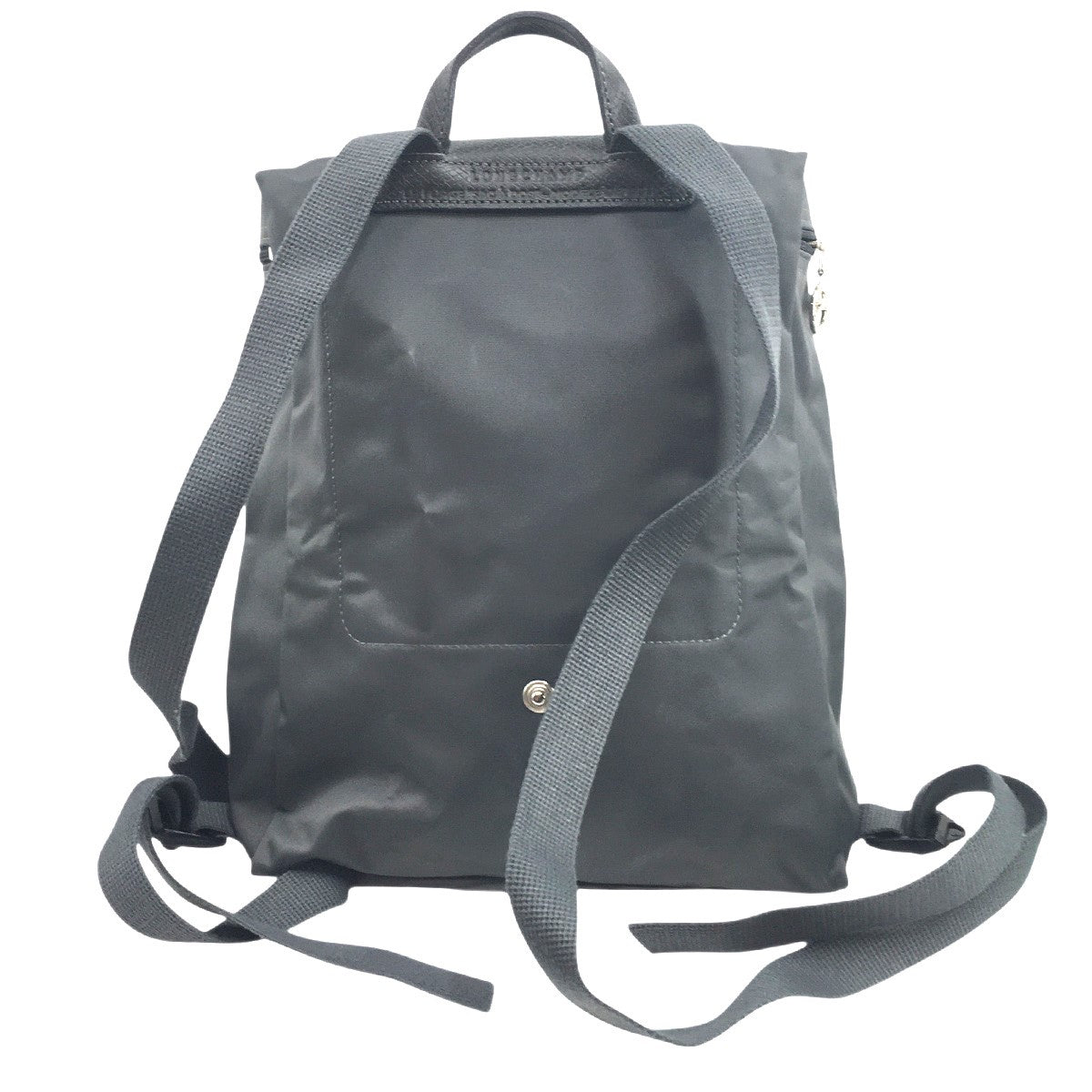 未使用級◎ロンシャン　リュック　バックパック　フェルト　グレー 未使用級◎ロンシャン リュック バックパック フェルト グレー