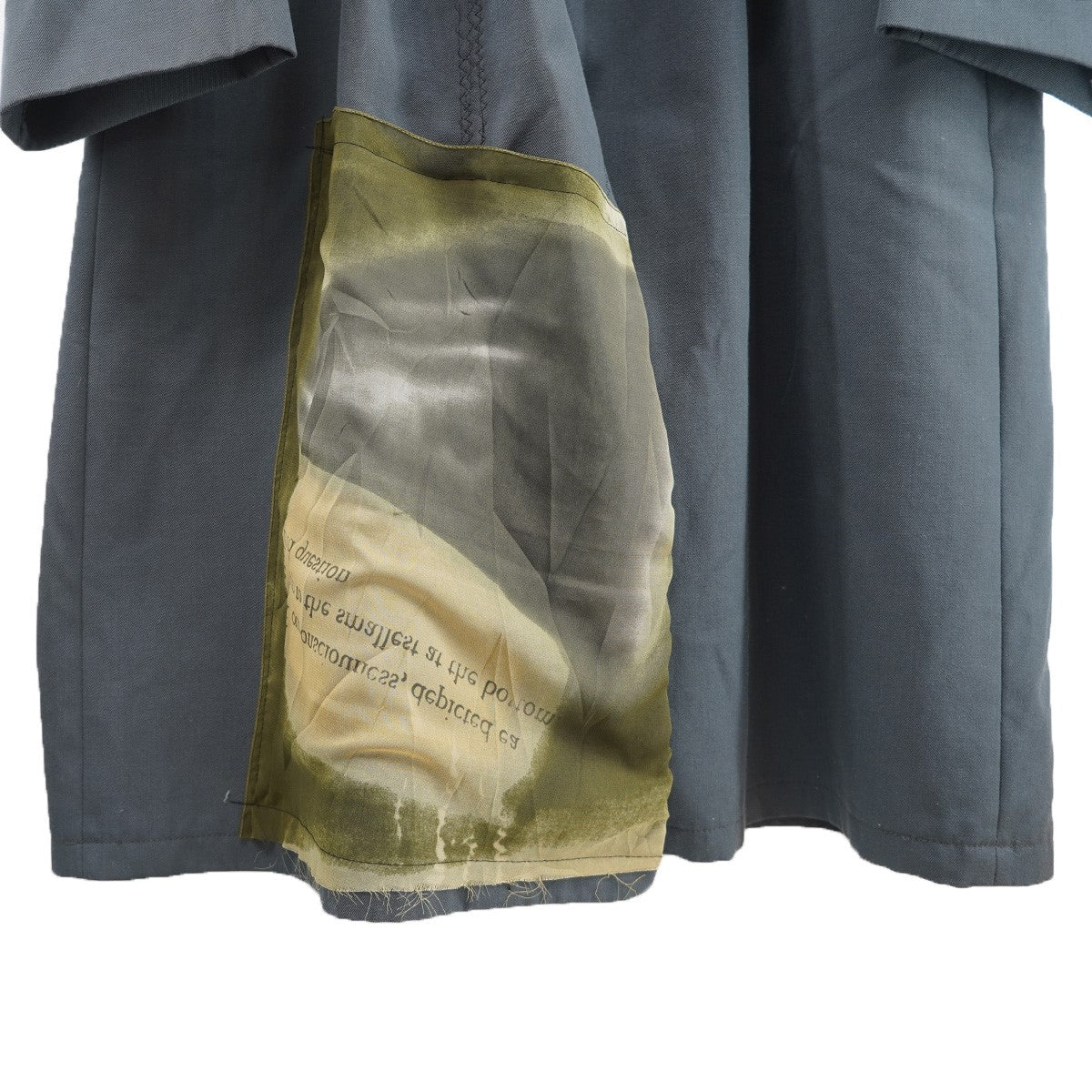 08AW ポルターガイスト期 コレクションピース Vintage Scarf Military Coat Archiveヴィンテージ アーカイブ スカーフ装飾 ダブルブレスト オーバーコート
