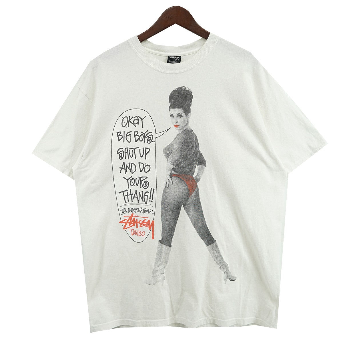491【希少XLサイズ】ステューシー♤ビッグロゴ　ラグランTシャツ　即完売品 491【希少XLサイズ】ステューシー♤ビッグロゴ ラグランTシャツ