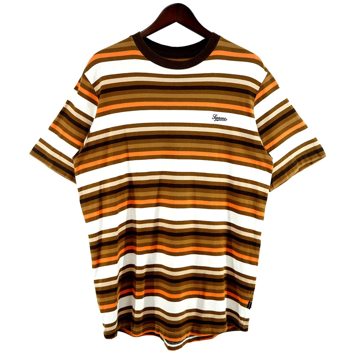 Supreme 19SS Multi Stripe S／S Topマルチ ストライプ エスエス ボーダー Tシャツ 古着・中古-1枚目のアイテム画像