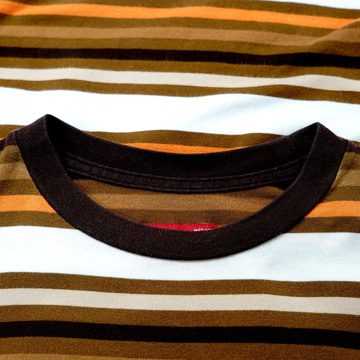 Supreme 19SS Multi Stripe S／S Topマルチ ストライプ エスエス ボーダー Tシャツ 古着・中古-4枚目のアイテム画像