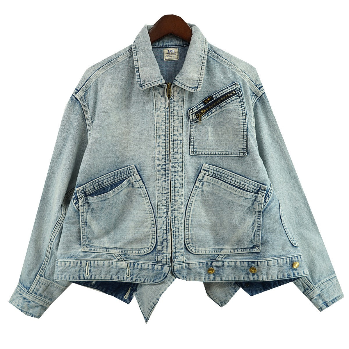 25SS Lee double-end denimコラボ 2WAY ワークデニムジャケット ブルゾン