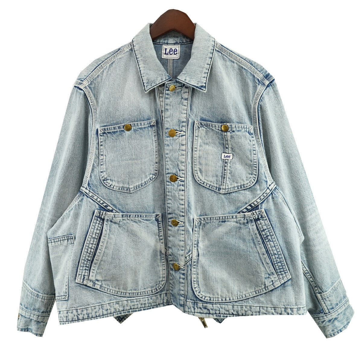 25SS Lee double-end denimコラボ 2WAY ワークデニムジャケット ブルゾン