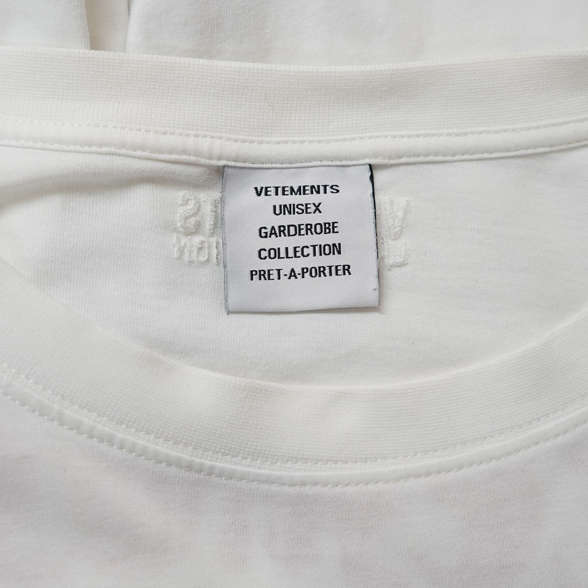 VETEMENTS 21SS ANARCHY GOTHIC LOGO T-SHIRTロゴ アナーキー オーバーサイズ Tシャツ 古着・中古-8枚目のアイテム画像