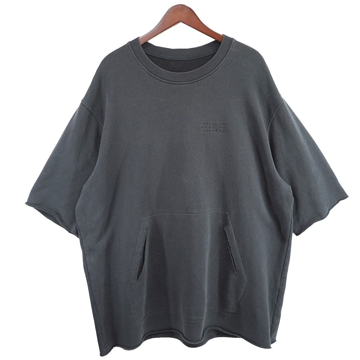 24AW カレンダー ロゴ カットオフ 半袖スウェット トレーナー