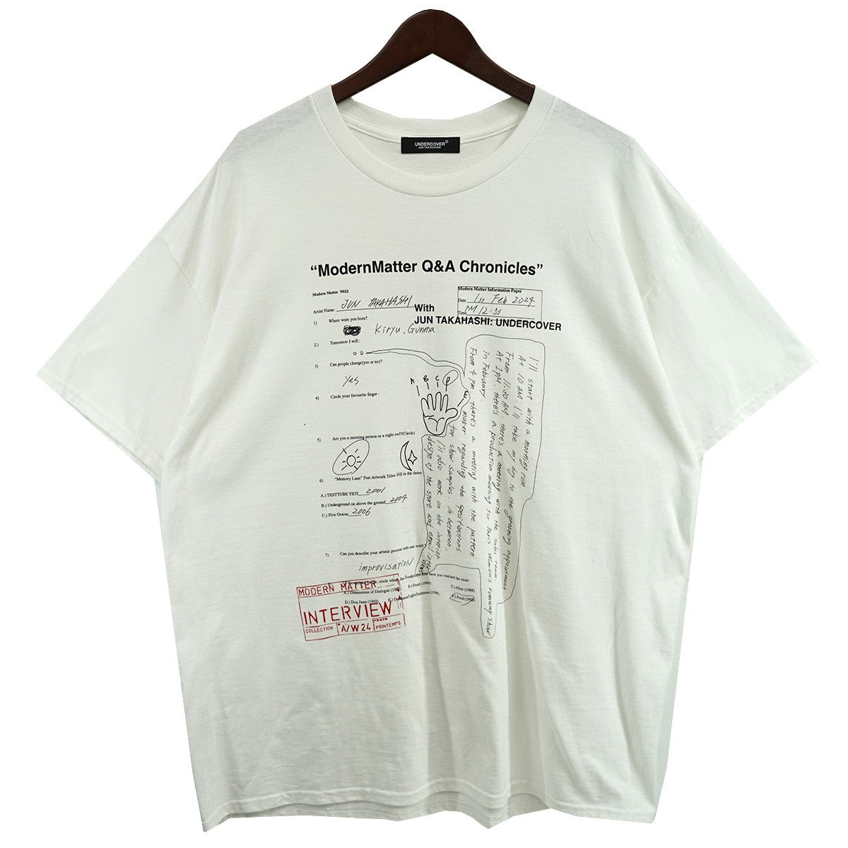UNDERCOVER(アンダーカバー) 25SS Modern Matter × Undercover