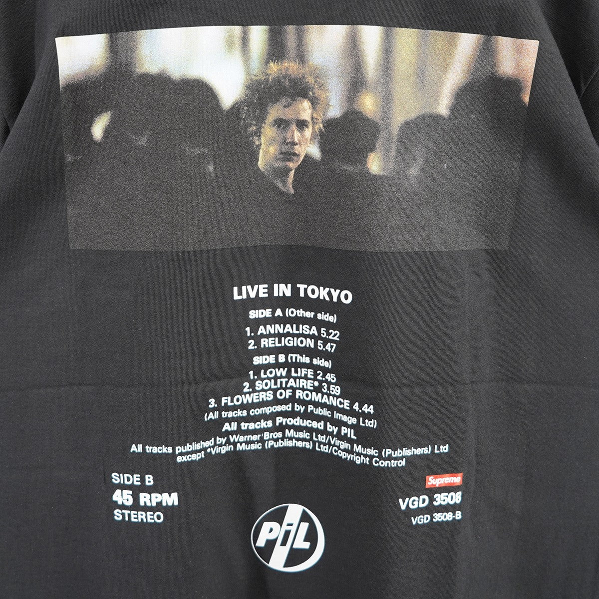 supreme 22AW/Pil Live in Tokyo Tee/Tシャツ Supreme PiL Live In Tokyo Tee (FW22) - $48