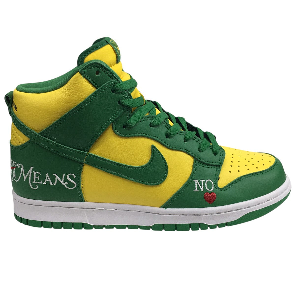 Nike Supreme 27cm ゴールド ハイカットスニーカー 中古・古着通販】NIKE (ナイキ) ハイカットスニーカー ブラック