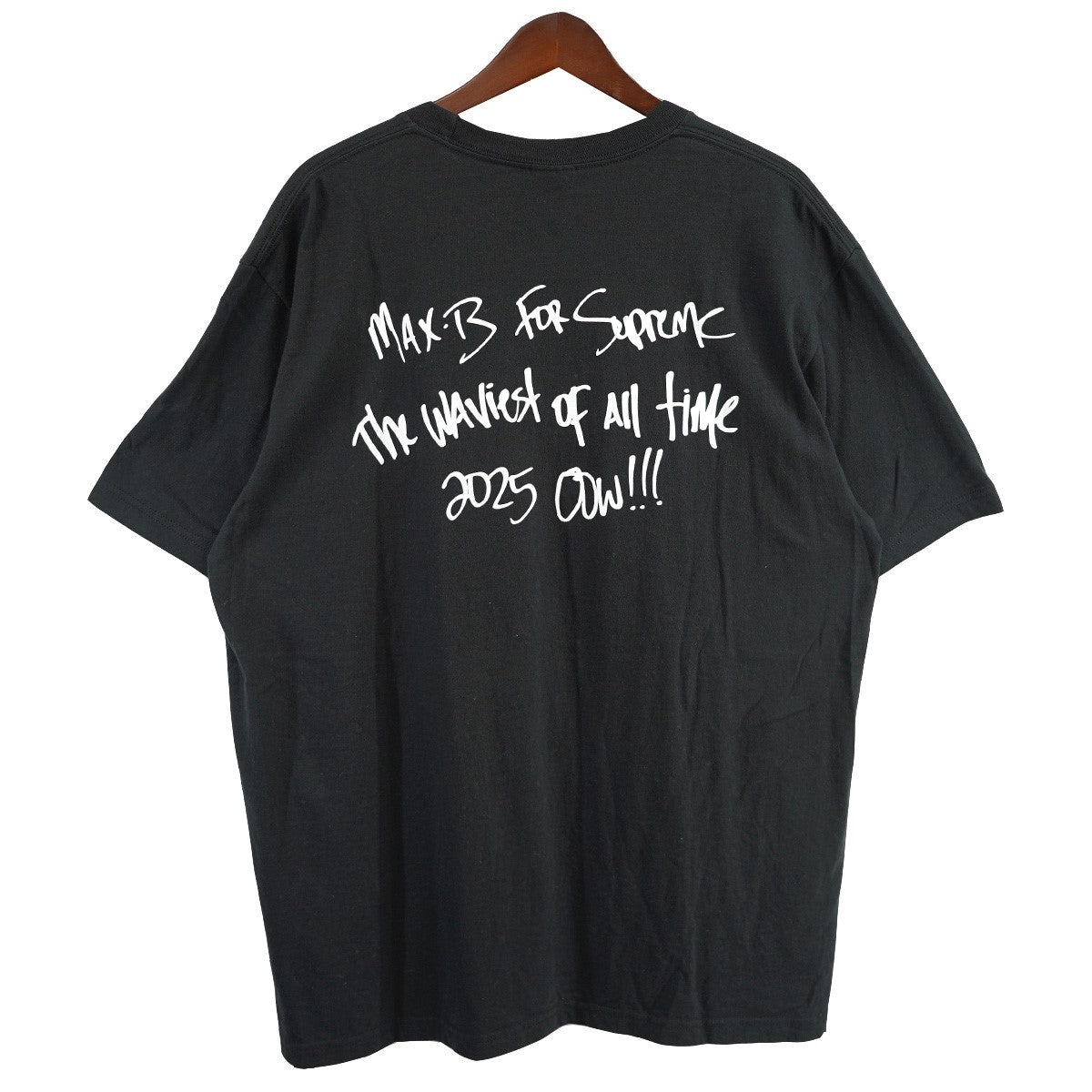 Supreme 25SS Max B Teeロゴ フォト マックス B Tシャツ HIPHOP RAP Tee 古着・中古-2枚目のアイテム画像