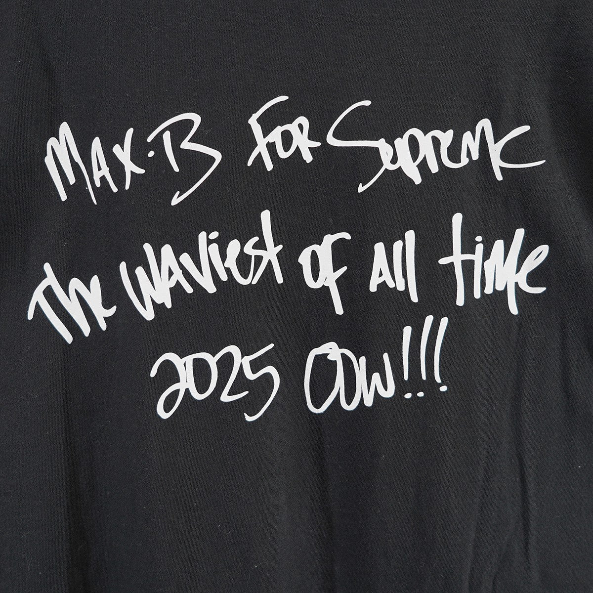 Supreme(シュプリーム) 25SS Max B Teeロゴ フォト マックス B Tシャツ