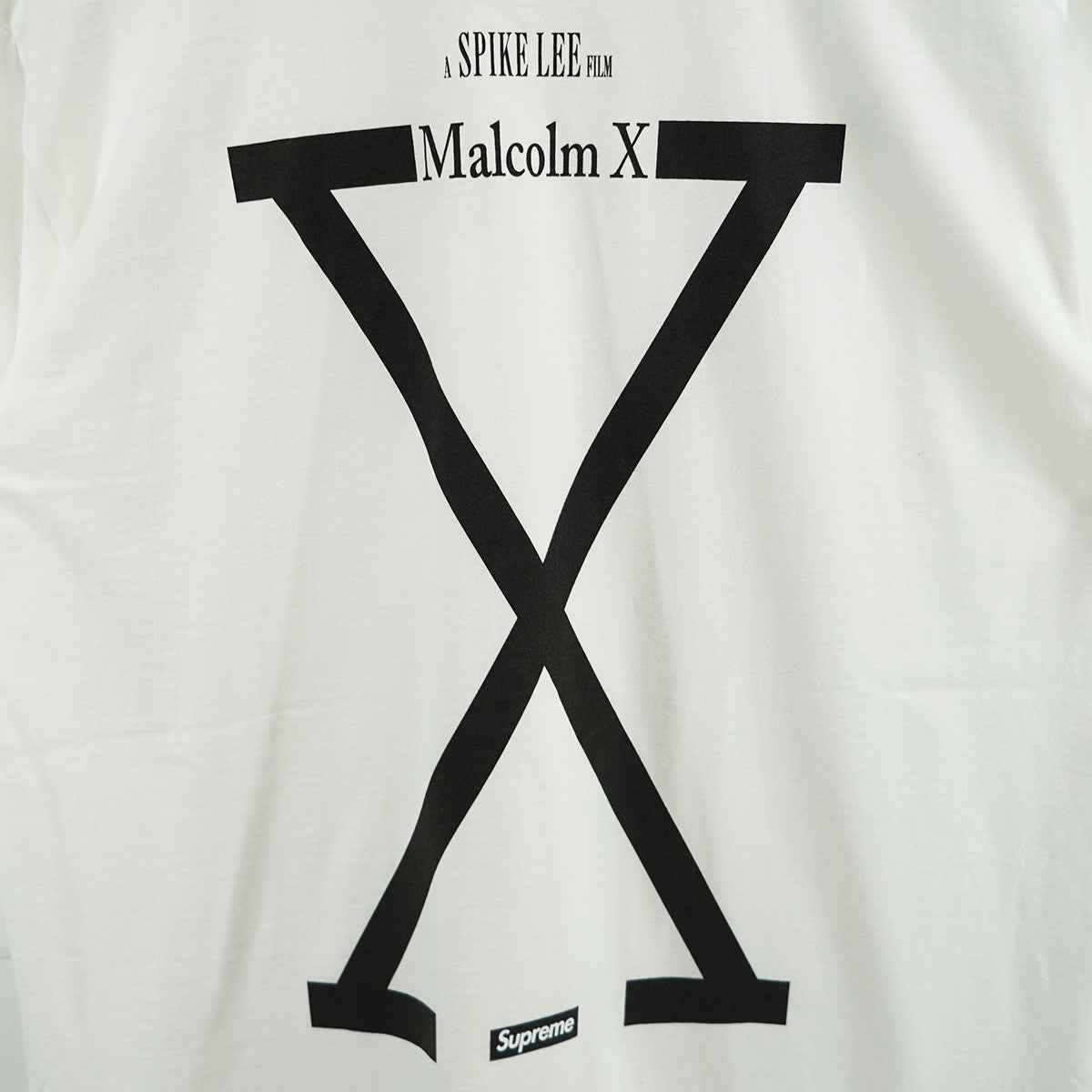 Supreme ラガーシャツ M ブラック/ホワイト Supreme(シュプリーム) 25SS 40 Acres Malcolm X Tee Spike Lee