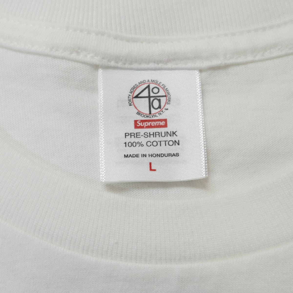 SUPREME 8 XL ホワイト シャツ Supreme x Comme Des Garcons Shirt Split Box Logo Tee BLK/WHT