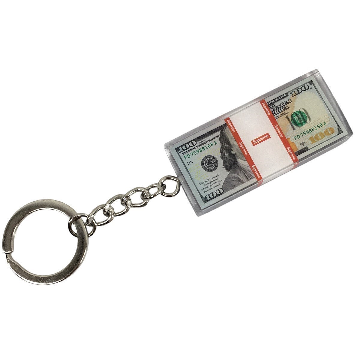 24AW Cash Paperweight Keychainキャッシュ 紙幣 ロゴ キーチェーン キーホルダー