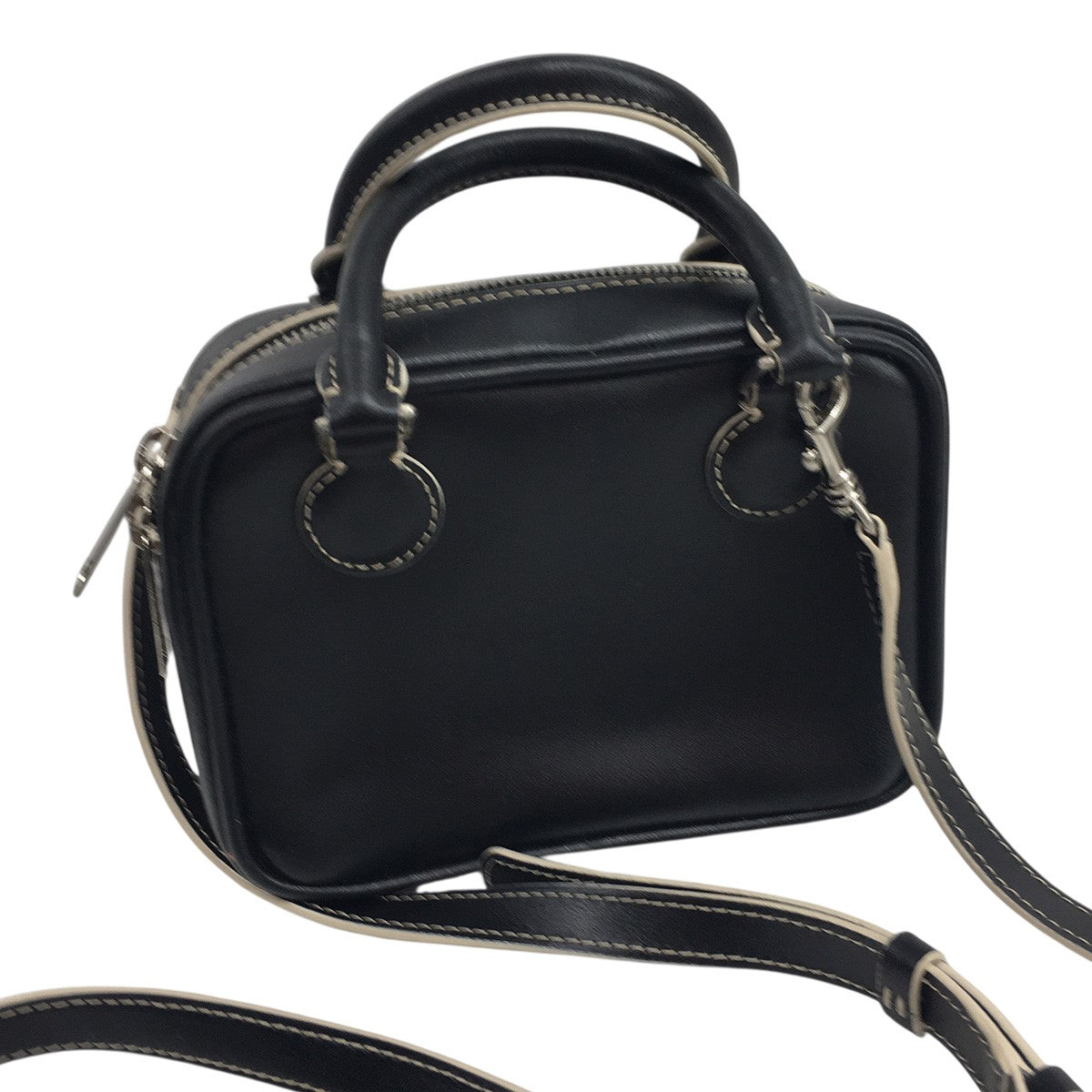 MARGE SHERWOOD(マージシャーウッド) ロゴ レザー ミニ スモール