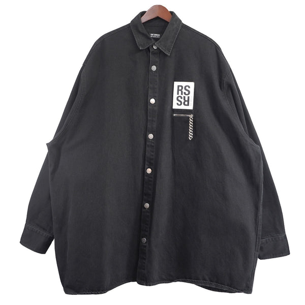 RAF SIMONS(ラフシモンズ) 20AW BIG FIT DENIM SHIRT with ZIPPED