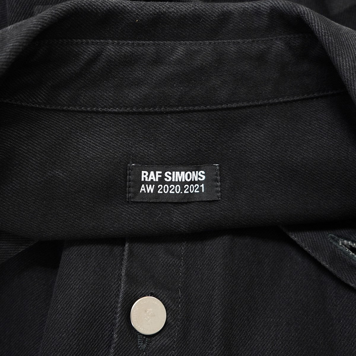 RAF SIMONS(ラフシモンズ) 20AW BIG FIT DENIM SHIRT with ZIPPED