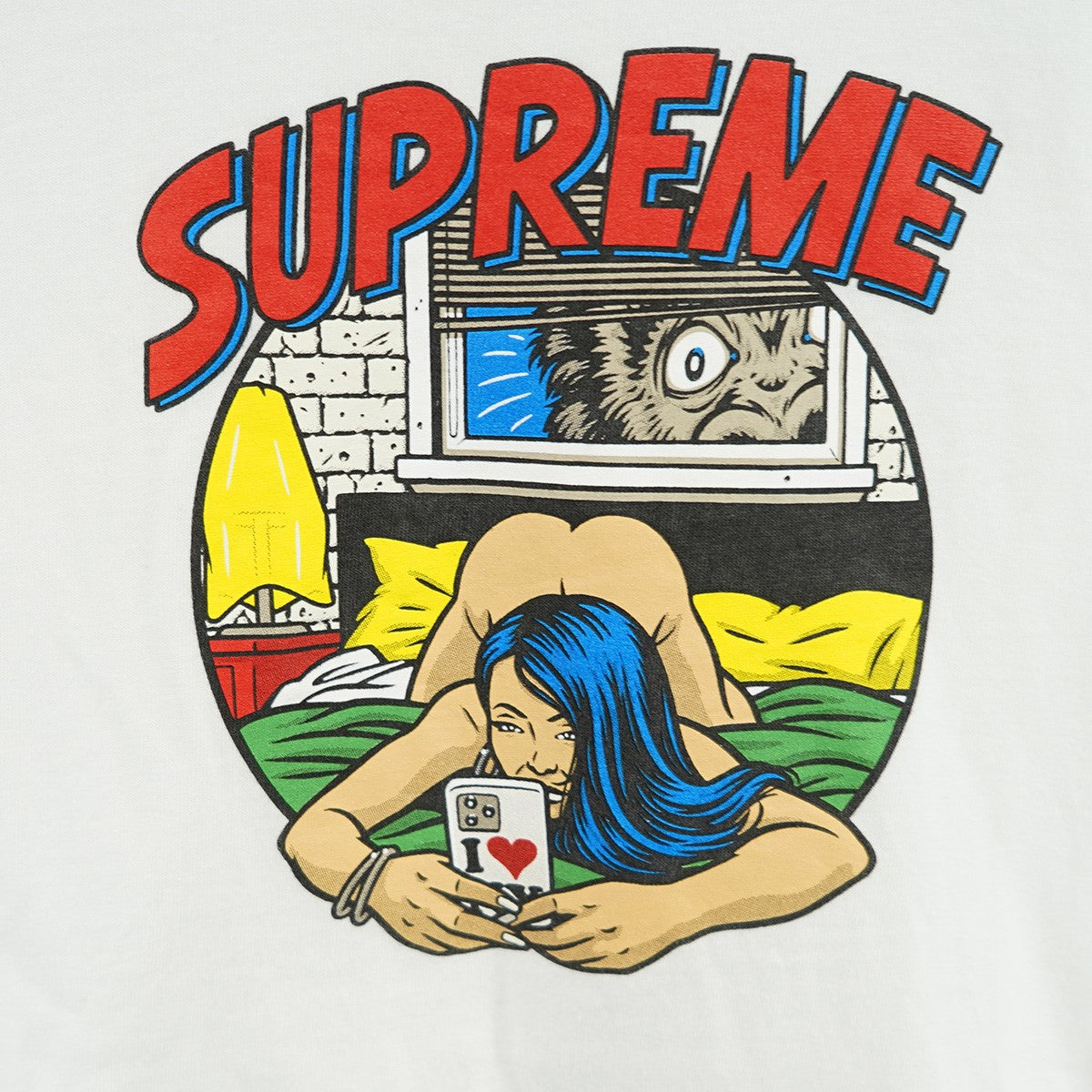 Supreme 25SS Bedroom Tee ベッドルーム ロゴ ガール Tシャツ 古着・中古-2枚目のアイテム画像