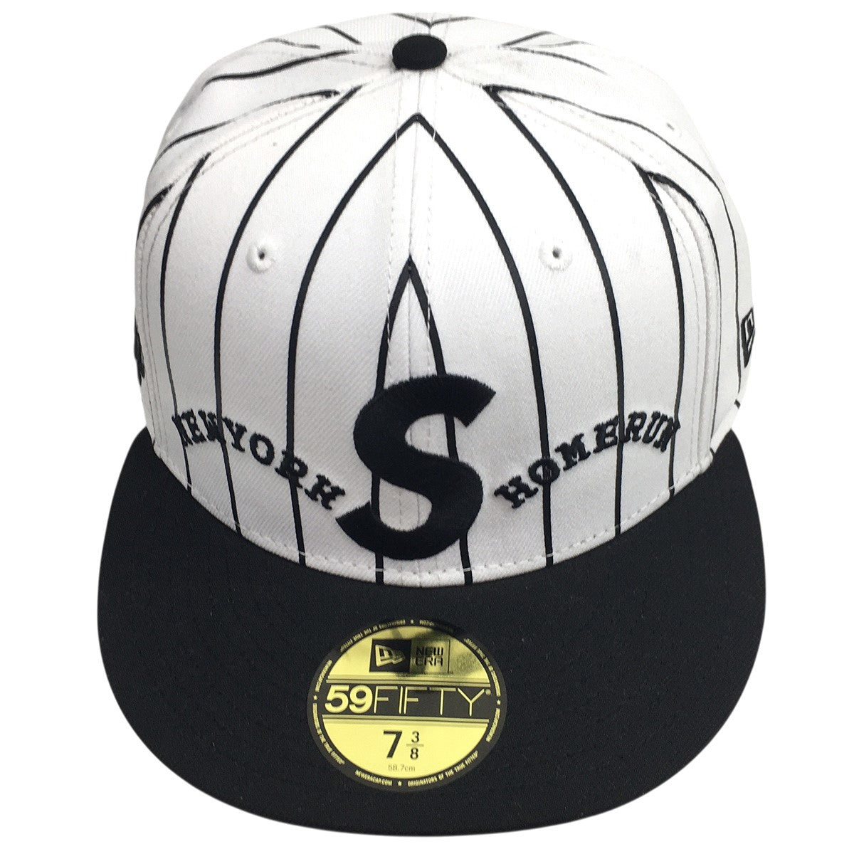 Supreme キャップ　Sロゴ　7 3/8 Supreme X New Era Screwball S Logo Black New Era 7 3/8