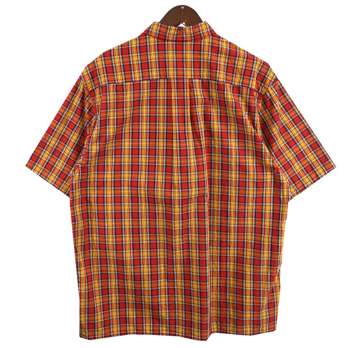 25SS Mini Plaid S／S Shirtロゴ ミニ プレイド チェック ショートスリーブ 半袖シャツ