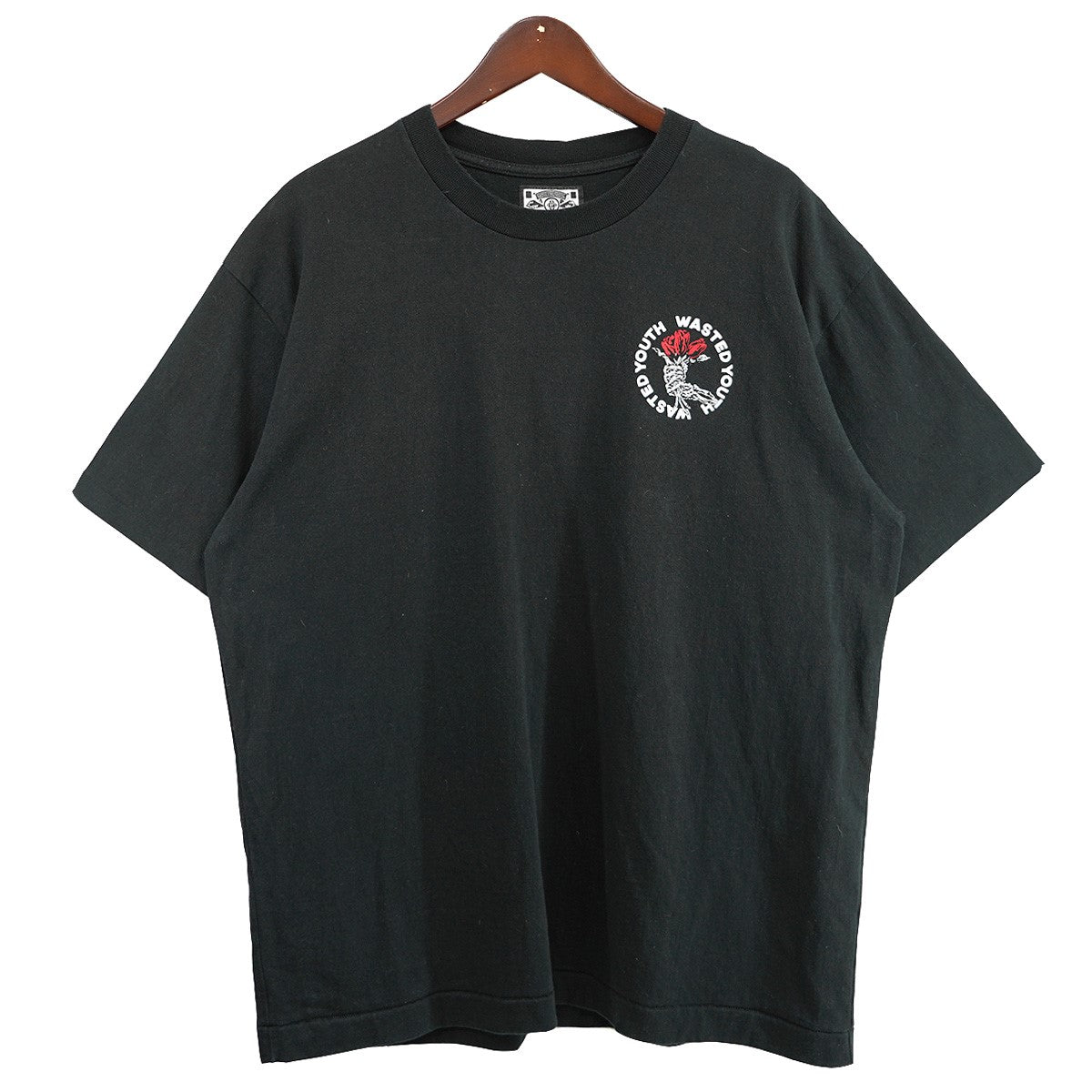 Wasted Youth (VERDY) 23AW SEASON 2 T-SHIRT#7両面 サークル ロゴ ローズ プリント Tシャツ 古着・中古-2枚目のアイテム画像
