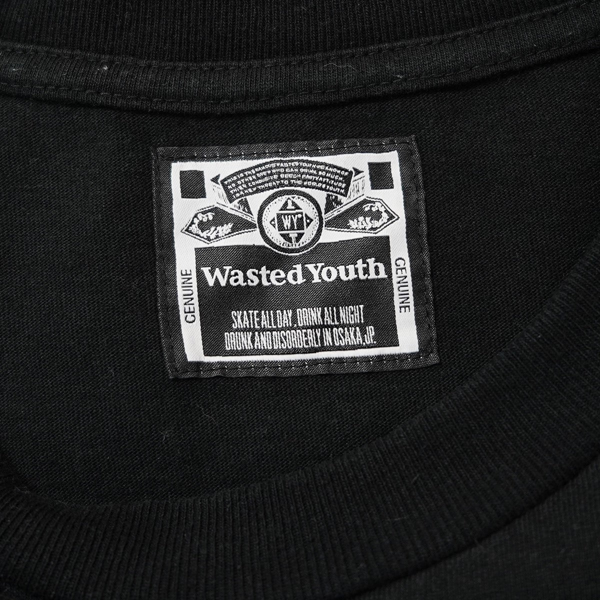 Wasted Youth (VERDY) 23AW SEASON 2 T-SHIRT#7両面 サークル ロゴ ローズ プリント Tシャツ 古着・中古-5枚目のアイテム画像