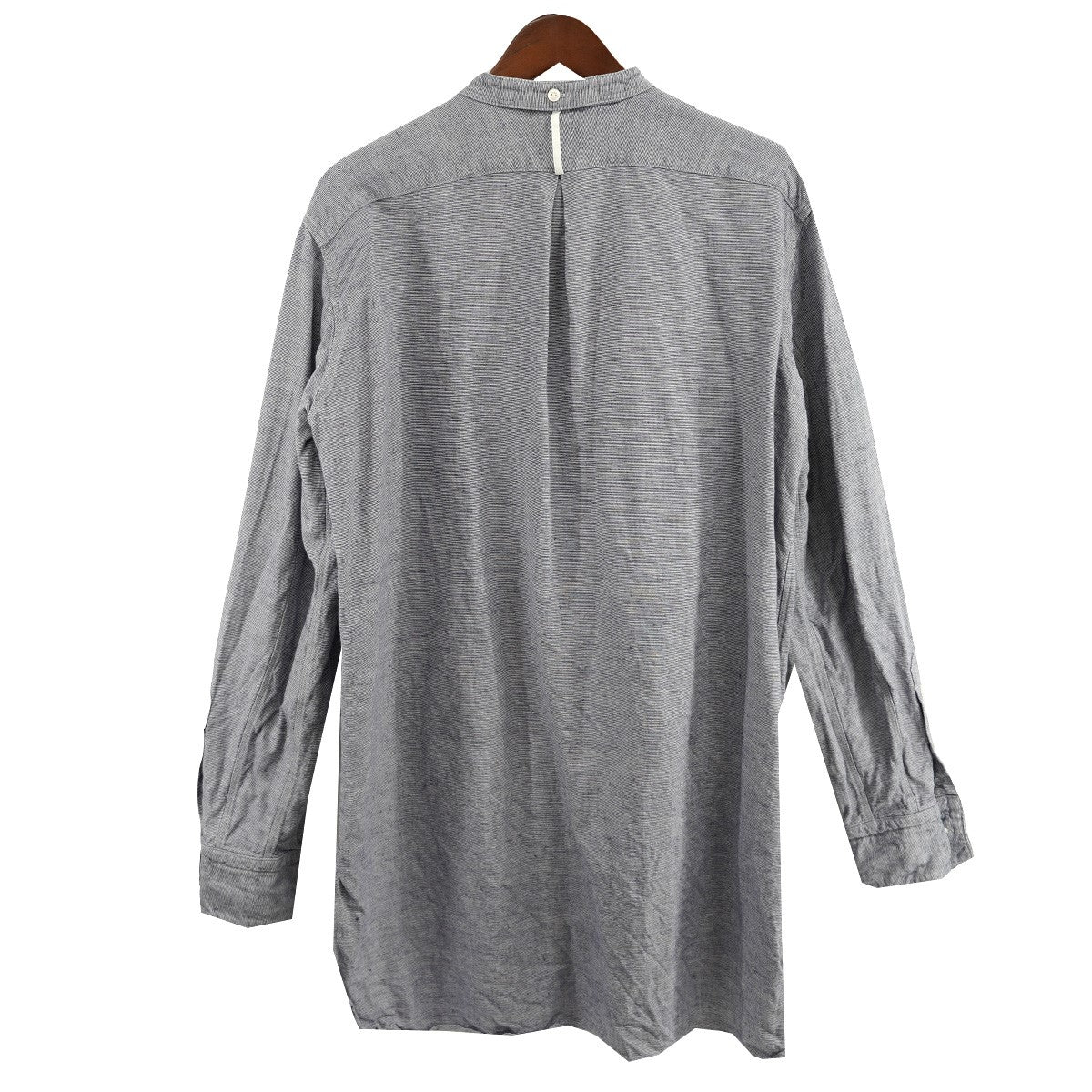 sus-sous(シュス) RAF officer shirtシルク混 リネン オフィサー