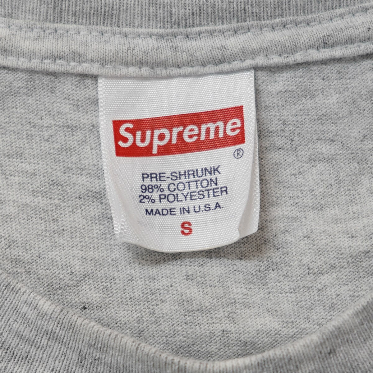 ◼️新品未使用◼️アッシュグレー◼️Ｌ◼️supreme◼️Maradona Tee◼️ ◼️新品未使用◼️アッシュグレー◼️M◼️supreme◼️Maradona