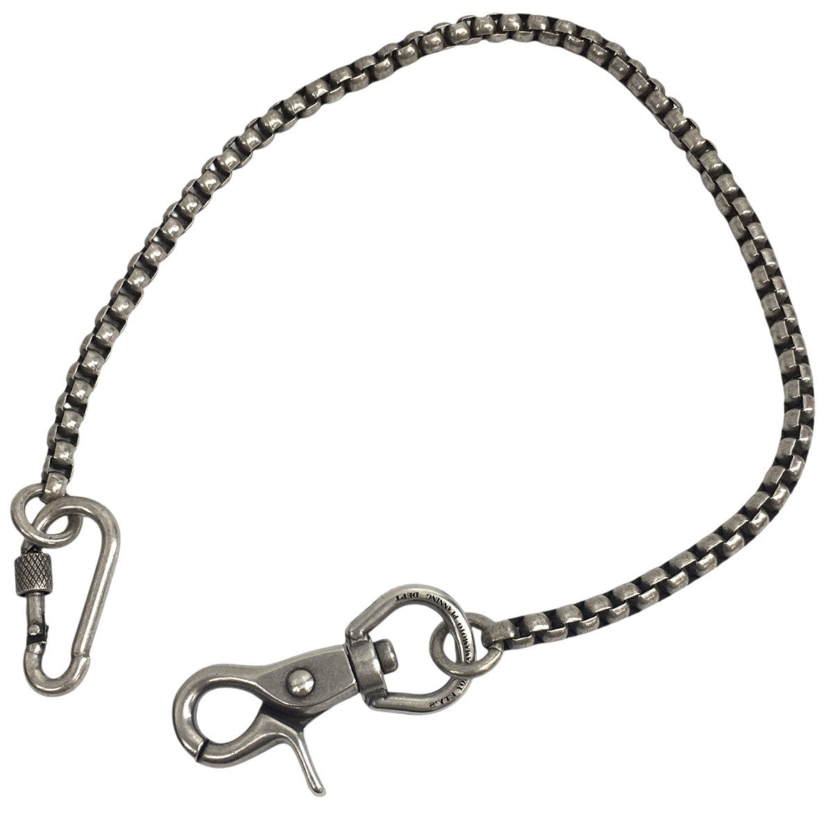 yohji yamamoto Y's ウォレットチェーン　ヨウジヤマモト GOTHIC YOHJI YAMAMOTO - GOTHIC YOHJI YAMAMOTO DOUBLE HOOK