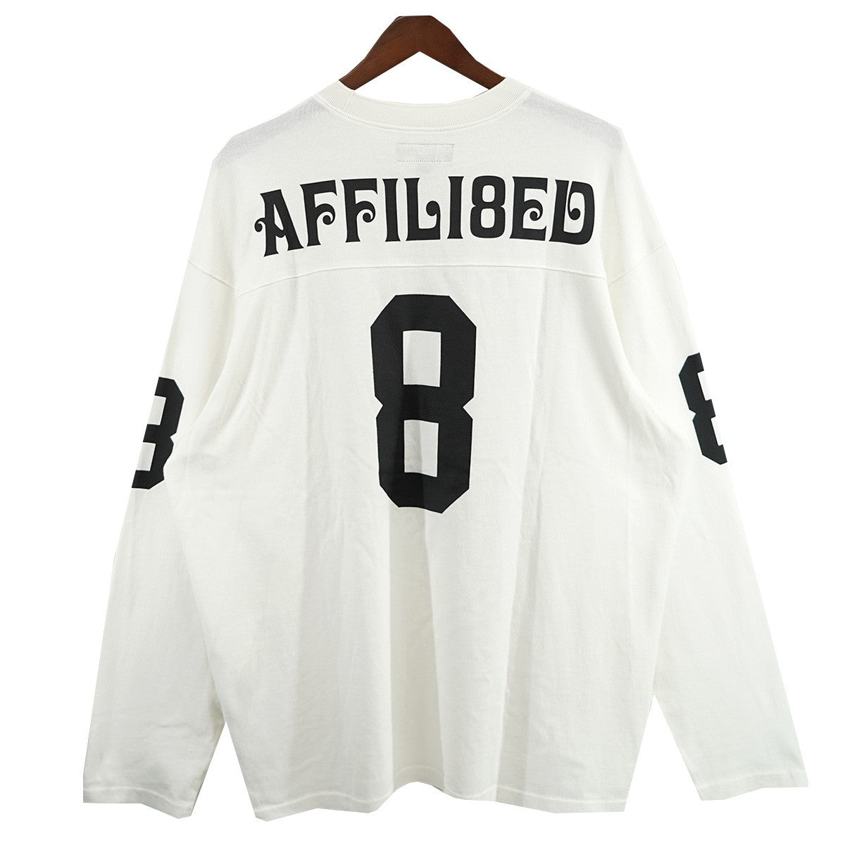 supreme ナンバリング 銀タグ Tシャツ ロンT フットボール トップ Supreme(シュプリーム) 25SS Affiliated L／S Football Topロゴ