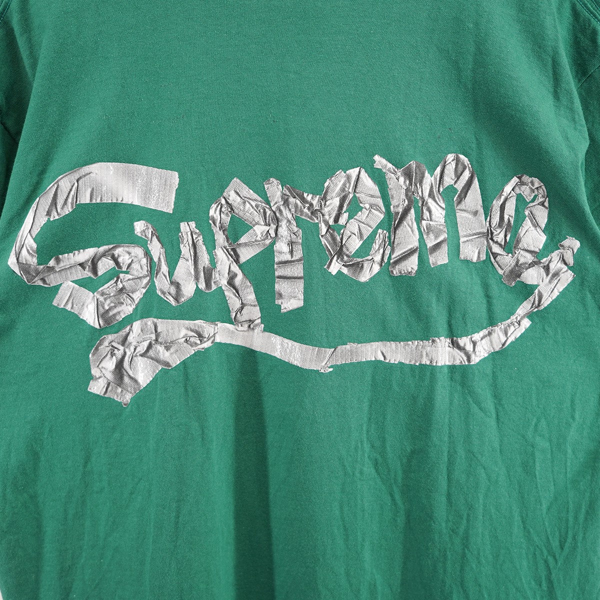 Supreme 25SS Tape Tee バック テープ ロゴ Tシャツ 古着・中古-2枚目のアイテム画像