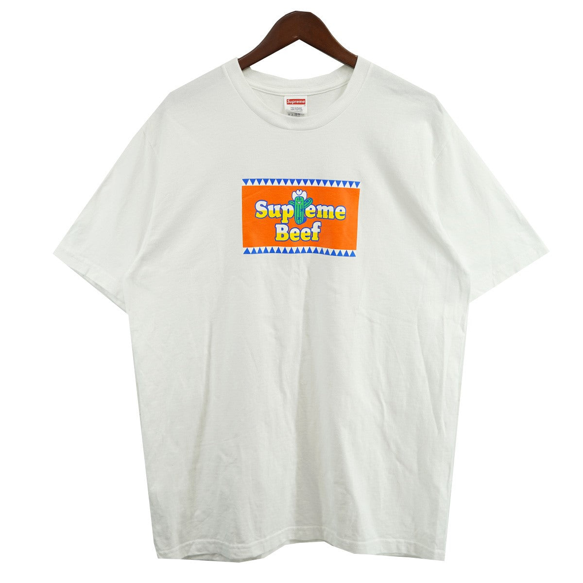 Supreme 25SS Beef Tee ロゴ ビーフ Tシャツ 古着・中古-1枚目のアイテム画像