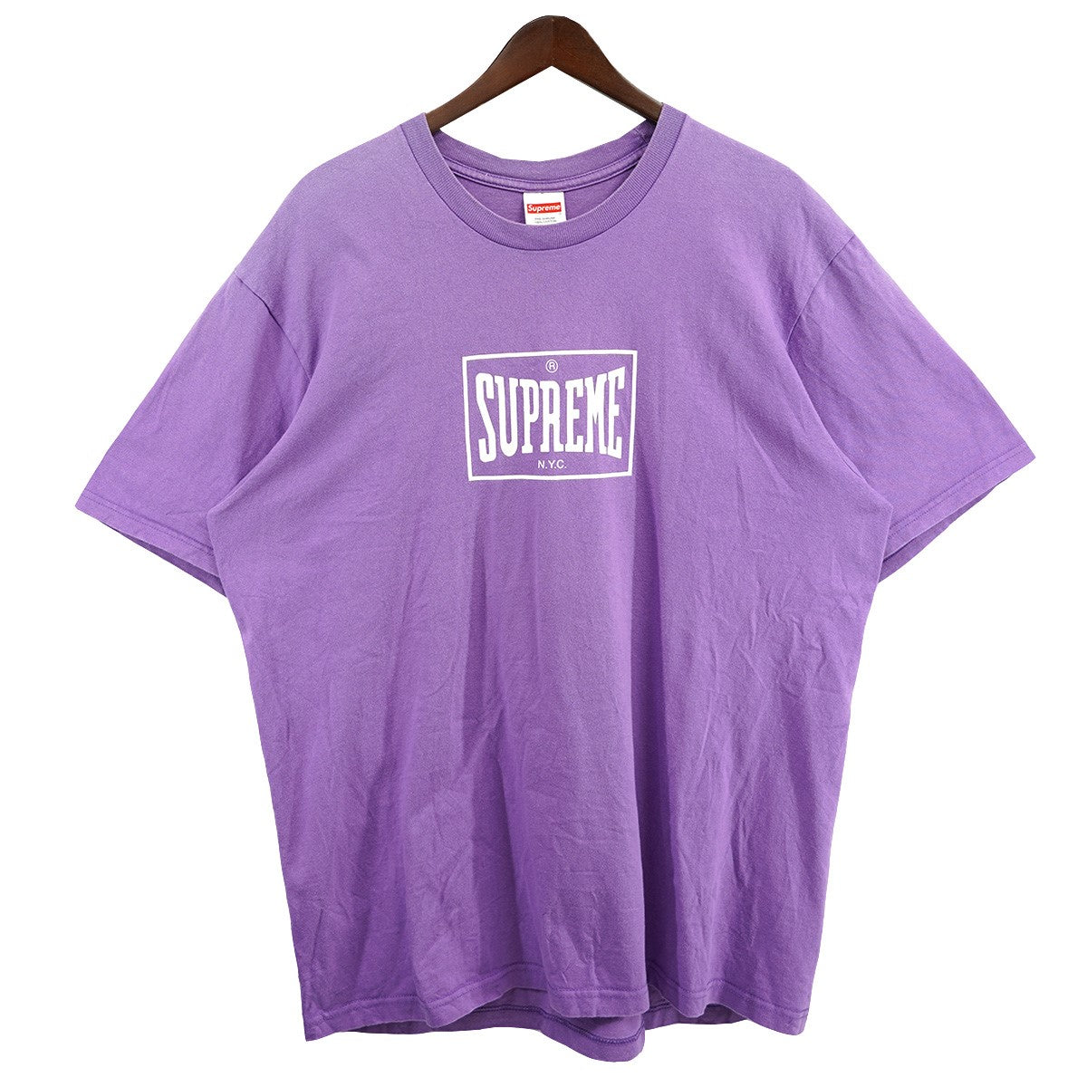 Supreme パープル トレーナー Mサイズ Supreme×NIKE 22SSArc Crewneckアーチロゴロゴクルーネック