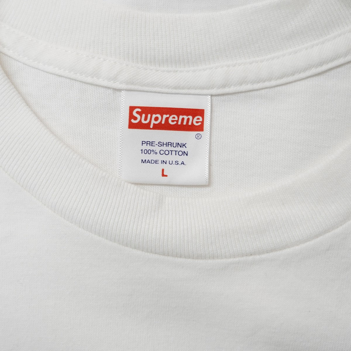 Supreme 19SS Eat Me Tee イートミー Cat キャット ネコ ロゴ Tシャツ 古着・中古-4枚目のアイテム画像