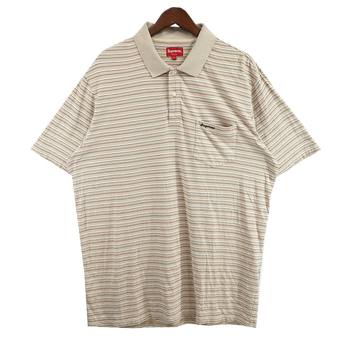 Supreme×40acres ベースボールシャツ アイボリー サイズ L
