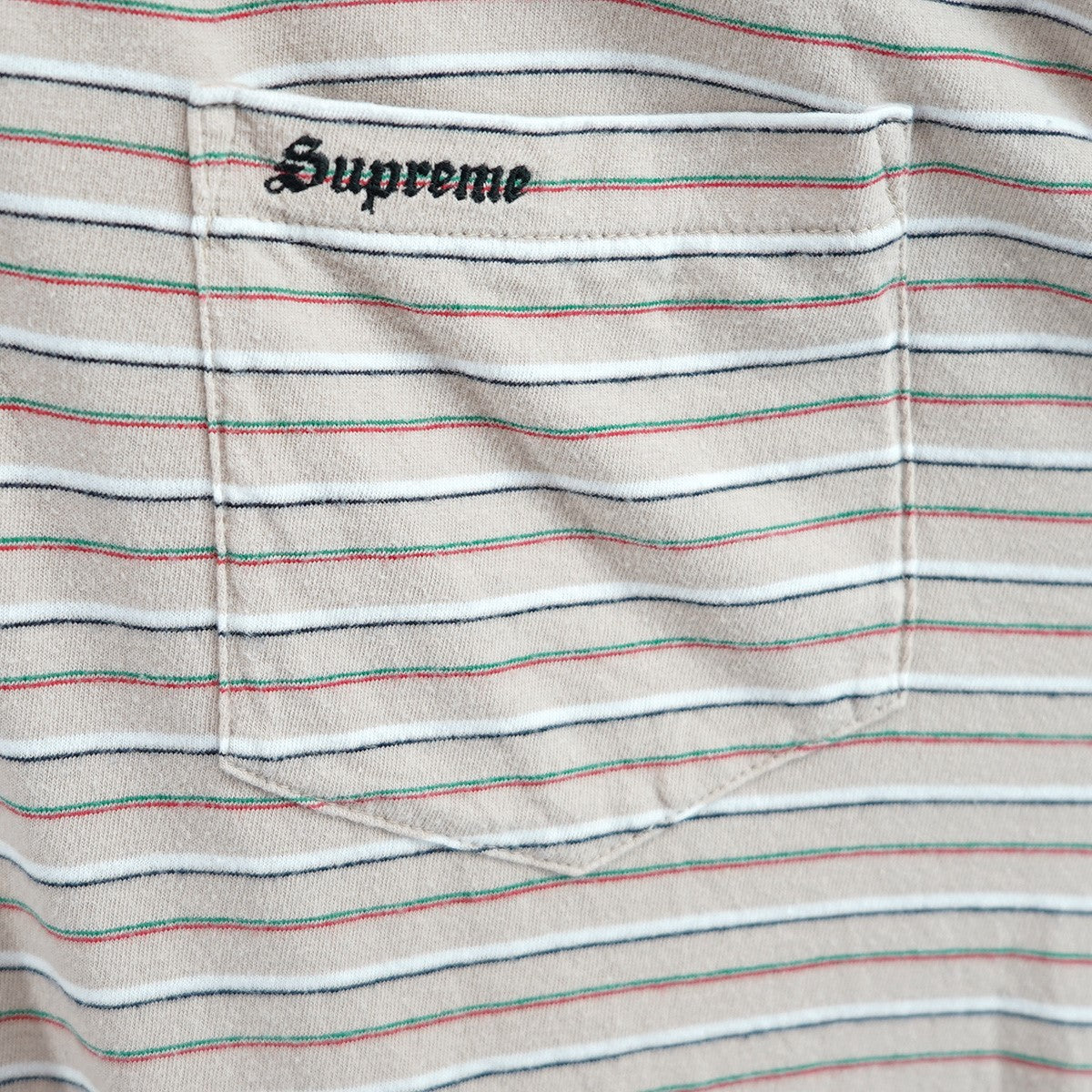 Supreme/シュプリーム ボーダー 半袖ポロシャツ Supreme(シュプリーム) 20AW Thin Stripe Polo ロゴ ストライプ