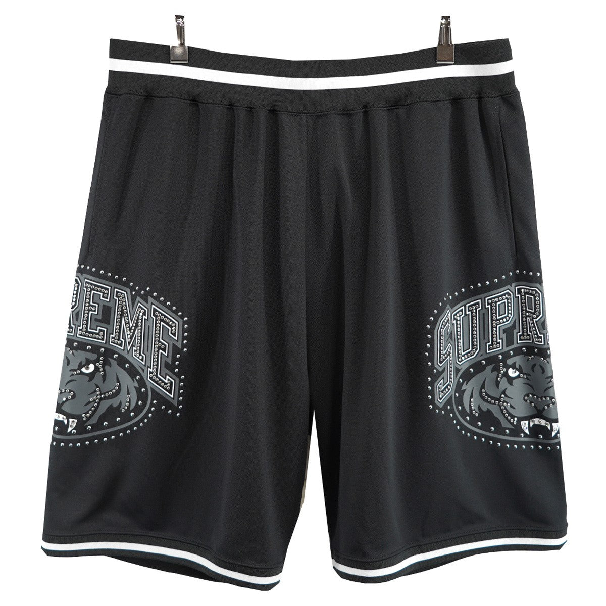 Supreme 25SS Studded Basketball Shortスタッズ ロゴ バスケットボール ショーツ ハーフパンツ 古着・中古-1枚目のアイテム画像