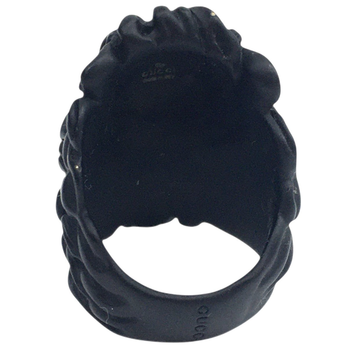 GUCCI(グッチ) Lion Head Ring With Glass Pearl ライオンヘッド