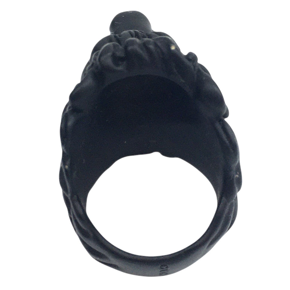 GUCCI(グッチ) Lion Head Ring With Glass Pearl ライオンヘッド