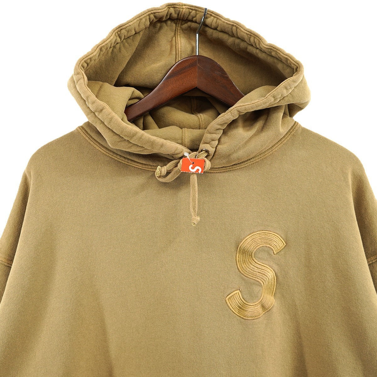 Supreme 23SS Overdyed S Logo Hooded Sweatshirtオーバーダイド加工 エスロゴ フーデッドスウェットシャツ パーカー 古着・中古-3枚目のアイテム画像