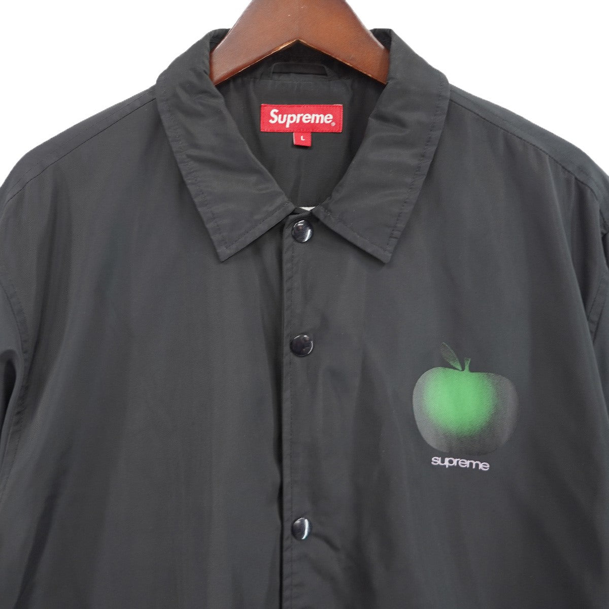 【大人気】シュプリーム コーチジャケット サイズM　19SS Apple Supreme(シュプリーム) 19SS Apple Coaches Jacket ロゴ アップル